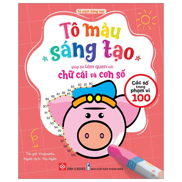 Bộ Tô Màu Sáng Tạo Giúp Bé Làm Quen Với Chữ Cái Và Con Số - Các Số Trong Phạm Vi 10 - Ảnh 13