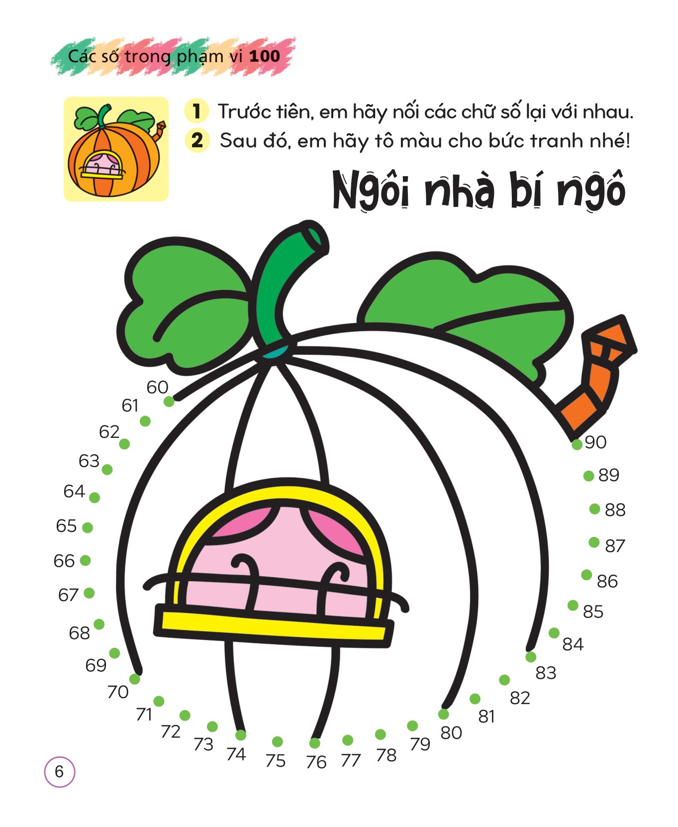 Bộ Tô Màu Sáng Tạo Giúp Bé Làm Quen Với Chữ Cái Và Con Số - Các Số Trong Phạm Vi 100 - Ảnh 7