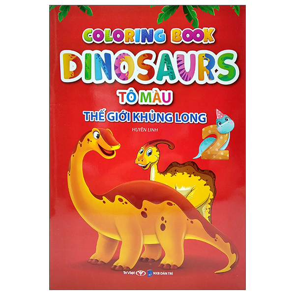 bộ tô màu thế giới khủng long dinosaurs 2