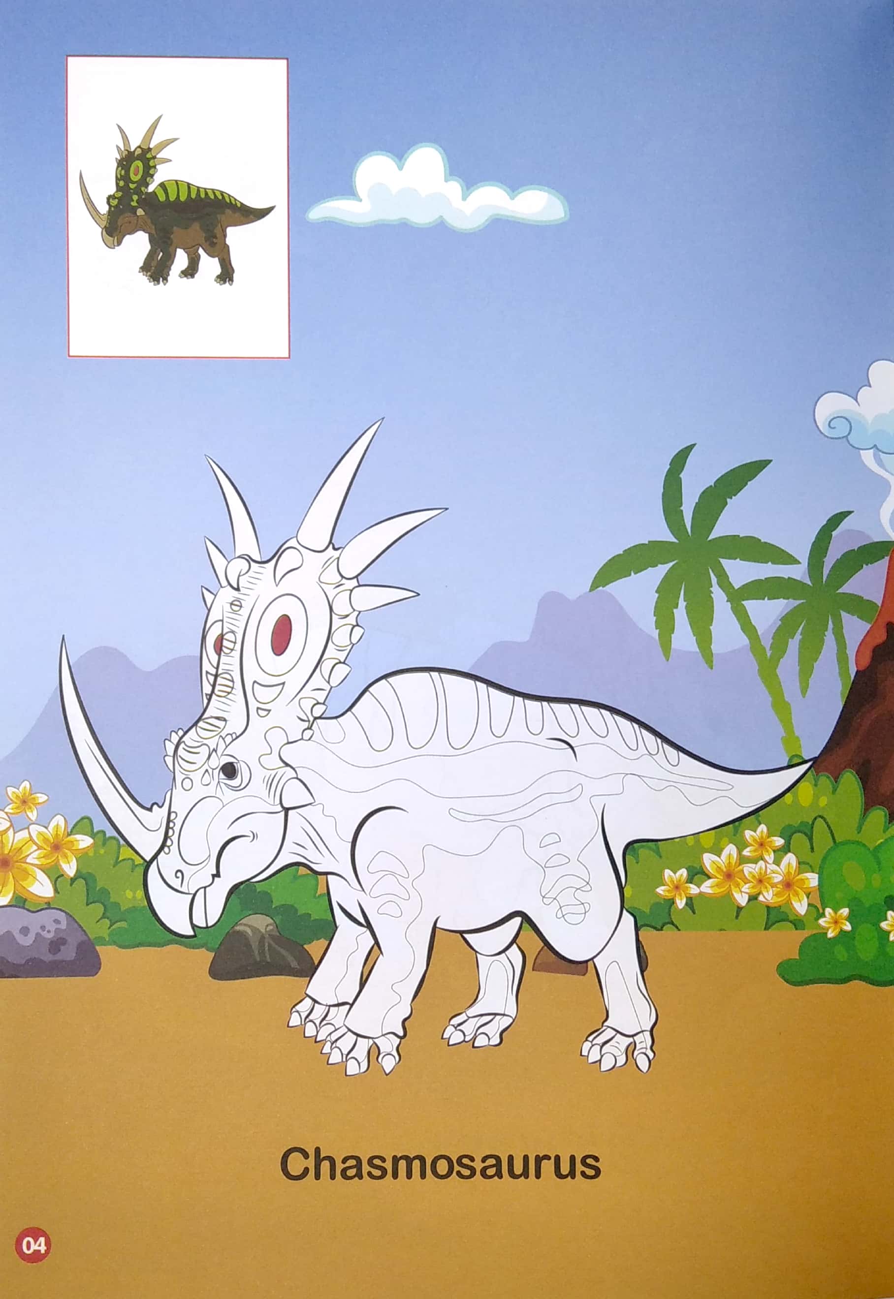 bộ tô màu thế giới khủng long dinosaurs 3 - Ảnh 6