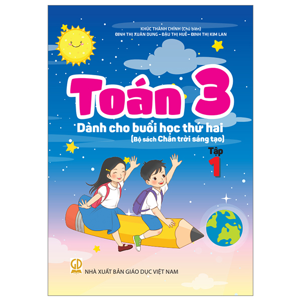 Bo
						
										
										Toan 3 - Tap 1 - Danh Cho Buoi Hoc Thu Hai (Bo Sach Chan Troi Sang Tao)