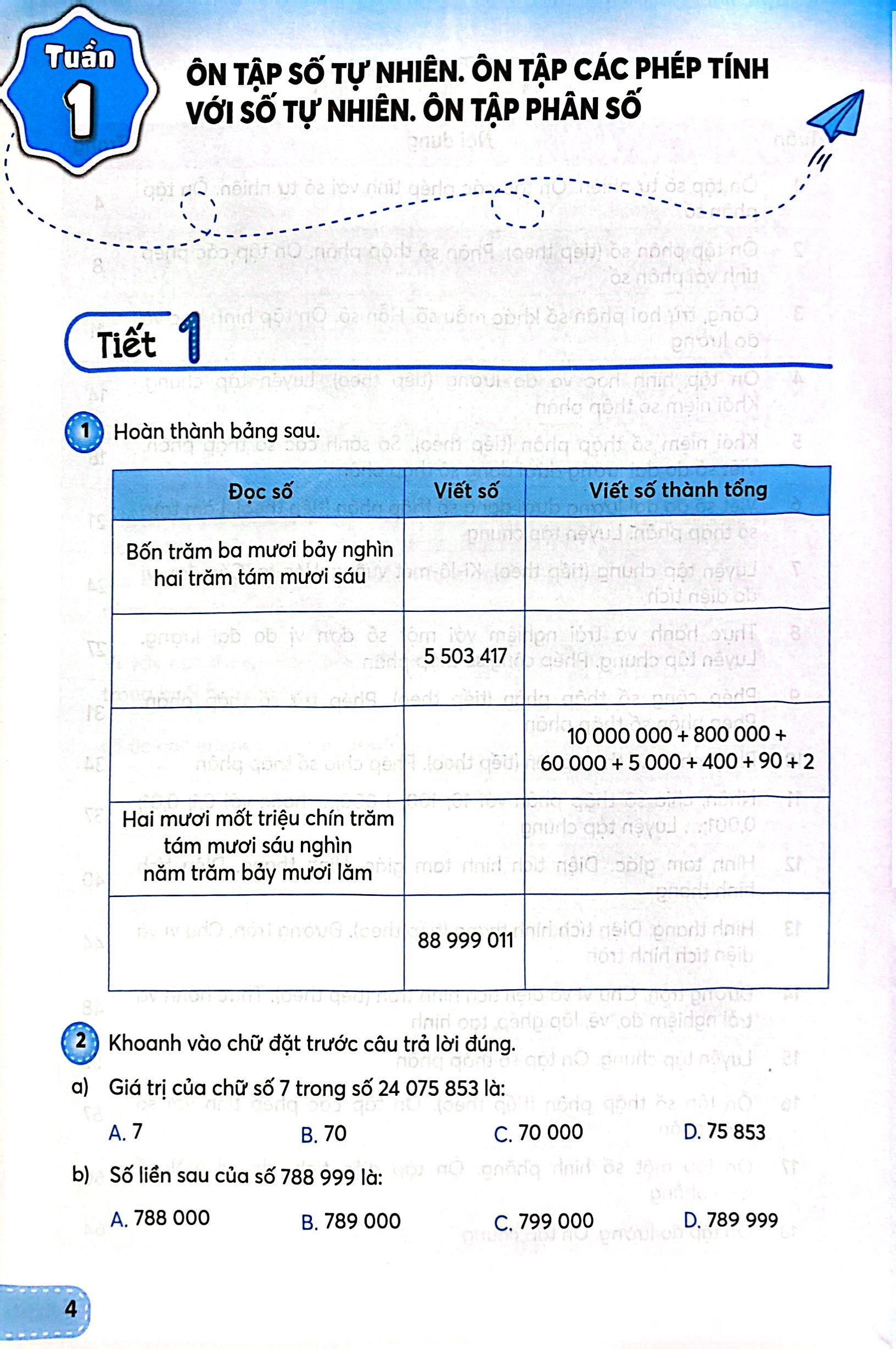 Bộ Toán 5 - Tập 1 (Kết Nối) (Dành Cho Buổi Học Thứ Hai) - Ảnh 5