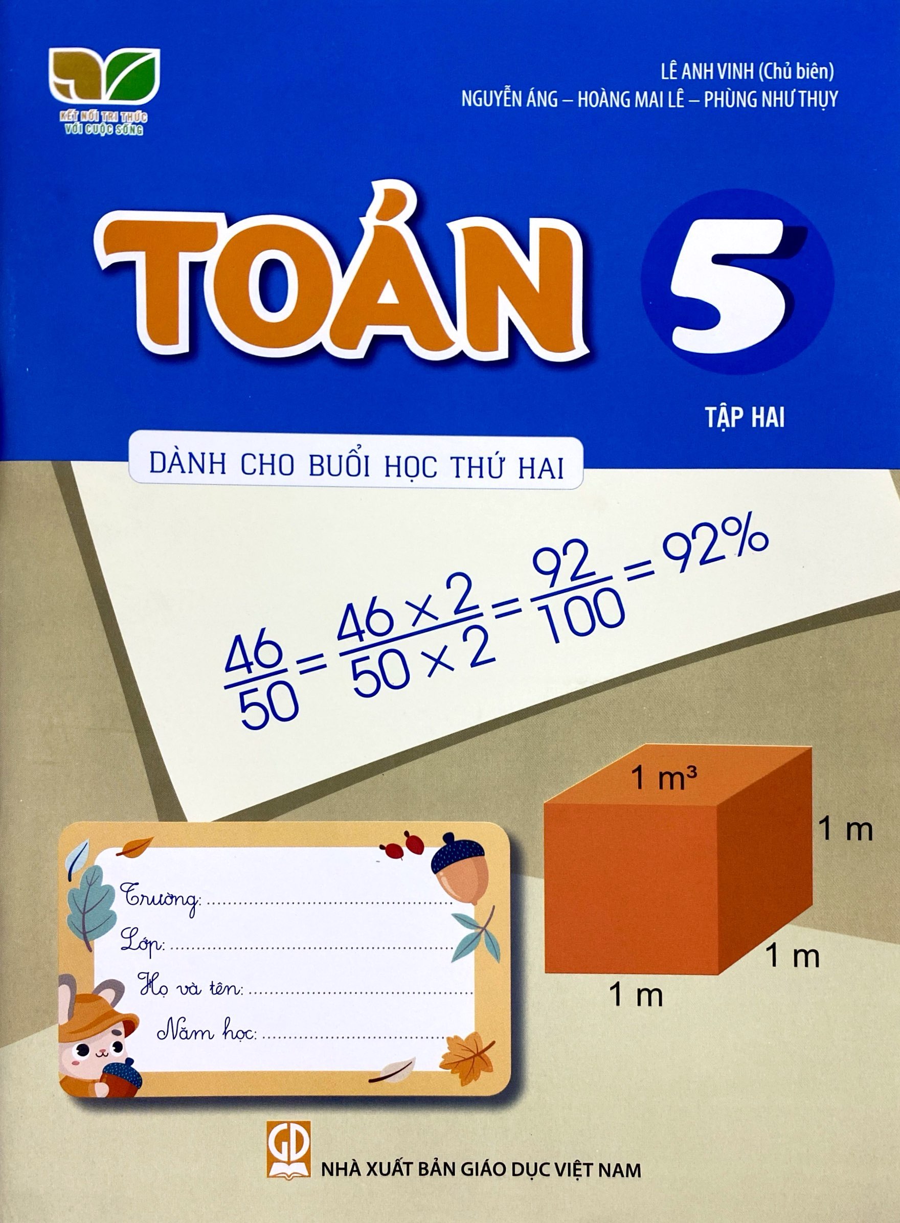 Bộ Toán 5 - Tập 2 (Kết Nối) (Dành Cho Buổi Học Thứ Hai) - Ảnh 2