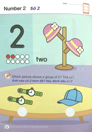 bộ toán song ngữ tiền tiểu học 3 - coursebook - Ảnh 7