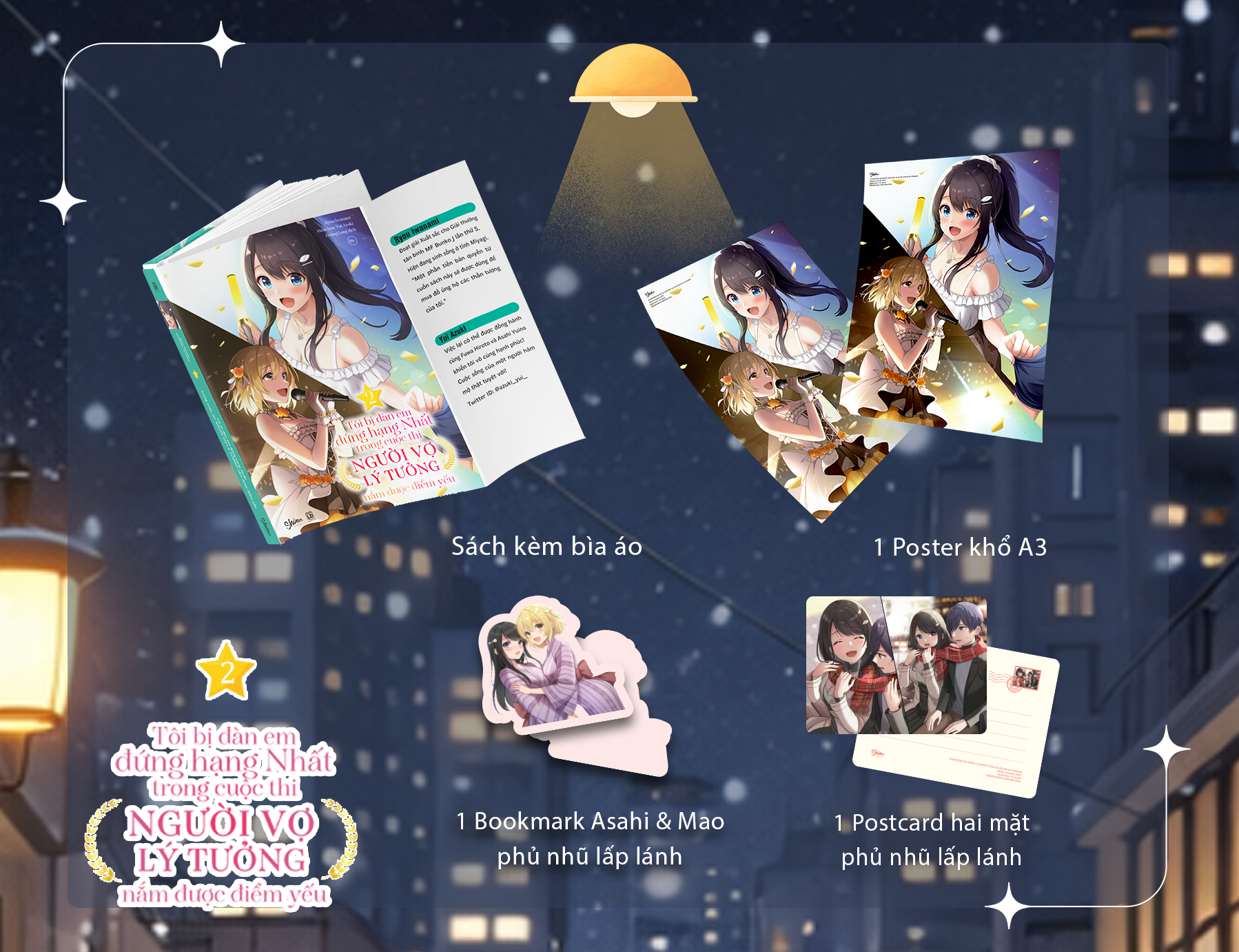 Bo
Toi Bi Dan Em Dung Hang Nhat Trong Cuoc Thi Nguoi Vo Ly Tuong Nam Duoc Diem Yeu - Tap 2 - Ban Dac Biet - Tang Kem Bookmark Phu Nhu + Postcard Phu Nhu + Poster A3 - Ảnh 2