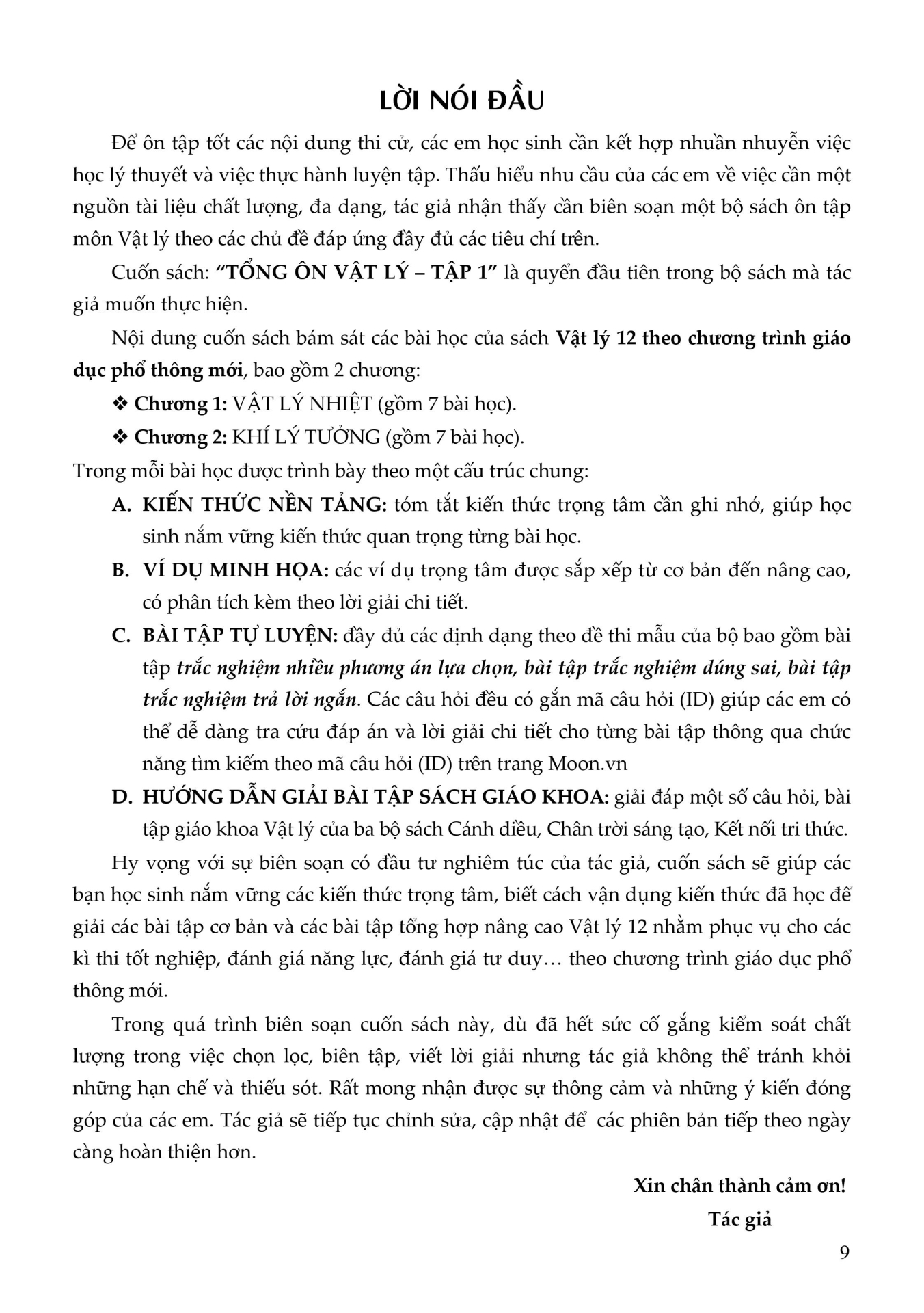 Bộ Tổng Ôn Vật Lí - Tập 1 (Theo Chương Trình SGK Mới) - Ảnh 7