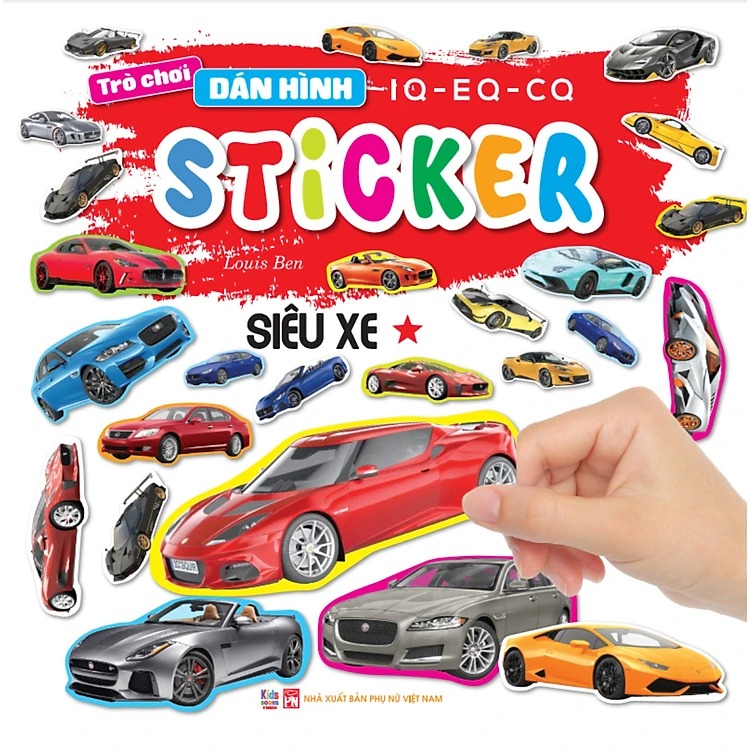 Bộ Trò Chơi Dán Hình IQ-EQ-CQ - Sticker - Xe Thông Dụng - Tập 2 - Ảnh 2