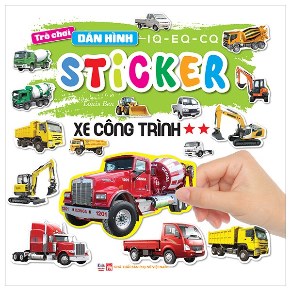 Bộ Trò Chơi Dán Hình IQ-EQ-CQ - Sticker - Siêu Xe - Tập 2 - Ảnh 9