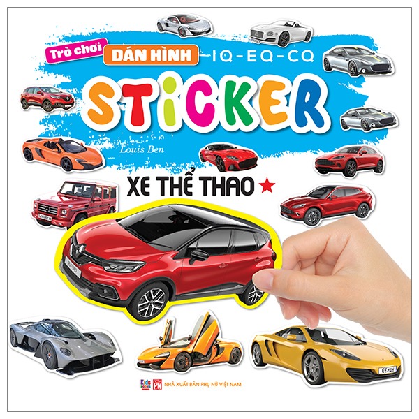 Bộ Trò Chơi Dán Hình IQ-EQ-CQ - Sticker - Siêu Xe - Tập 1 - Ảnh 10