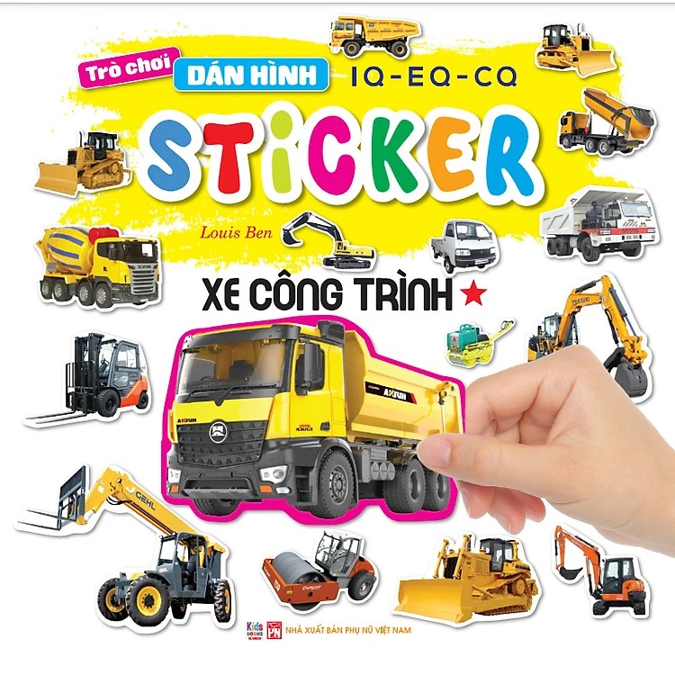 Bộ Trò Chơi Dán Hình IQ-EQ-CQ - Sticker - Siêu Xe - Tập 1 - Ảnh 2