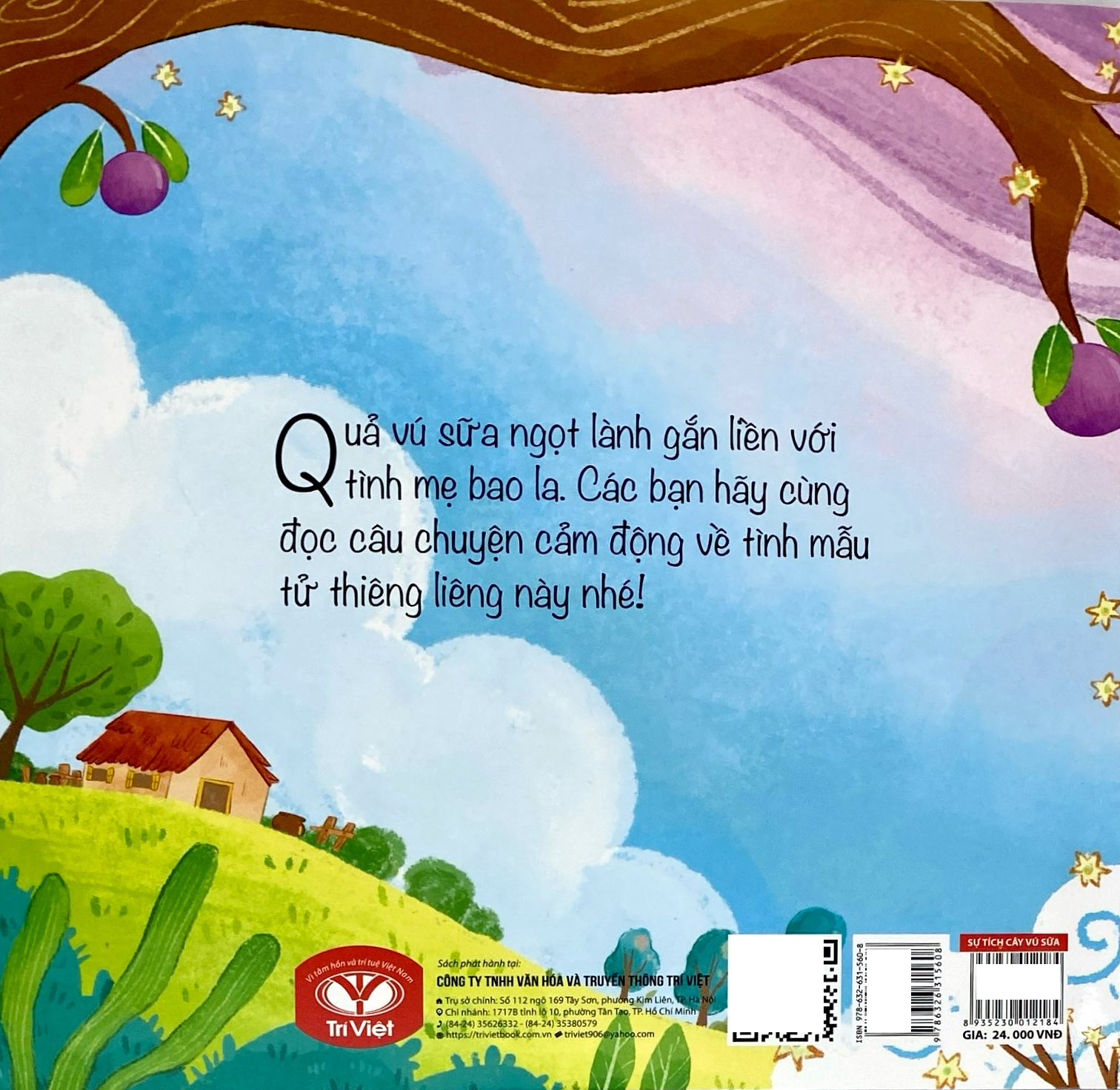 Bộ Truyện Cổ Tích Việt Nam Cho Bé - Sự Tích Cây Vú Sữa - Ảnh 5