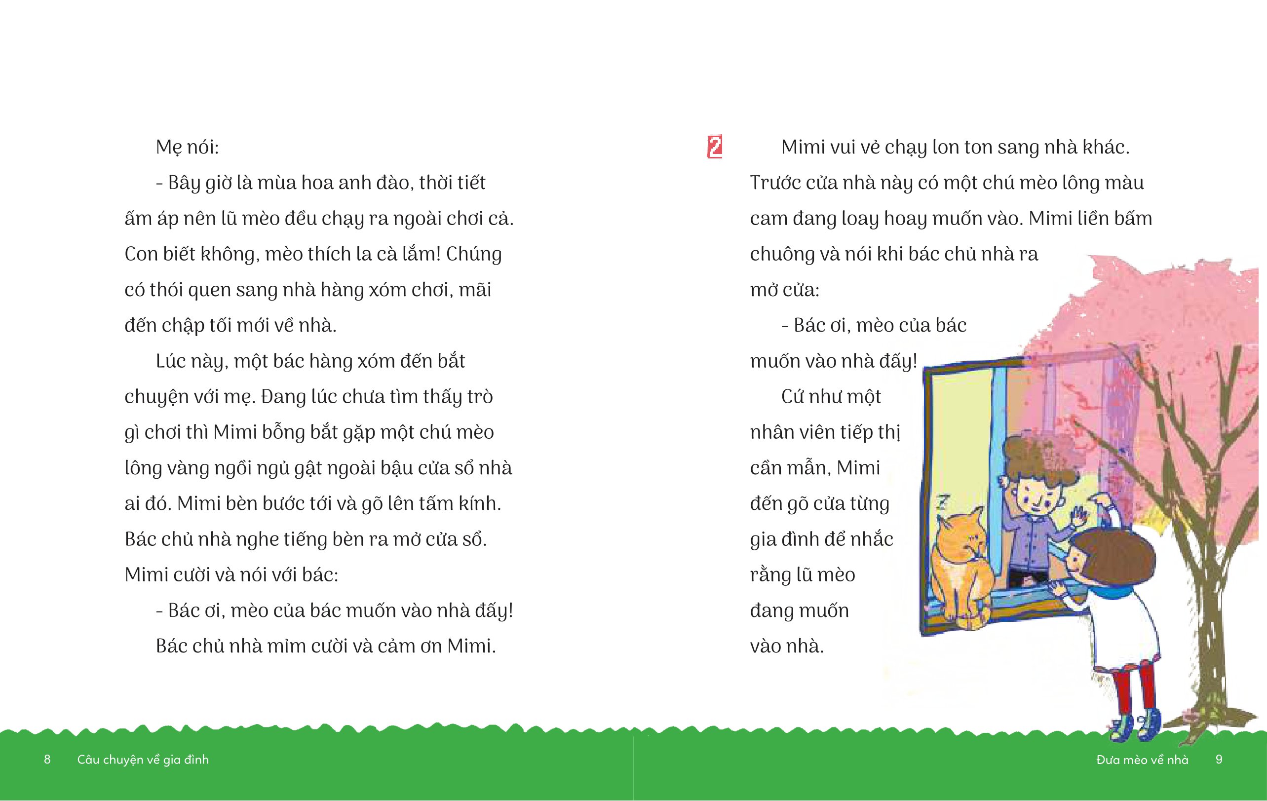 bộ truyện kể và kiến thức dành cho lứa tuổi nhi đồng - tập 3 - gia đình - đưa mèo về nhà - Ảnh 4