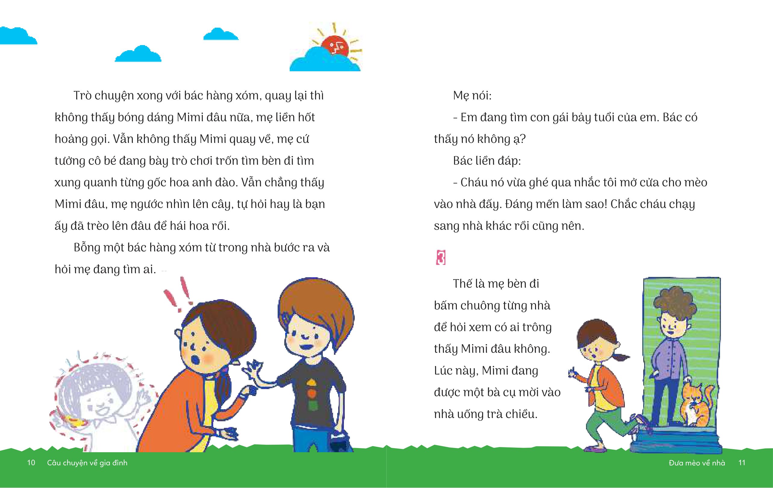 bộ truyện kể và kiến thức dành cho lứa tuổi nhi đồng - tập 3 - gia đình - đưa mèo về nhà - Ảnh 5