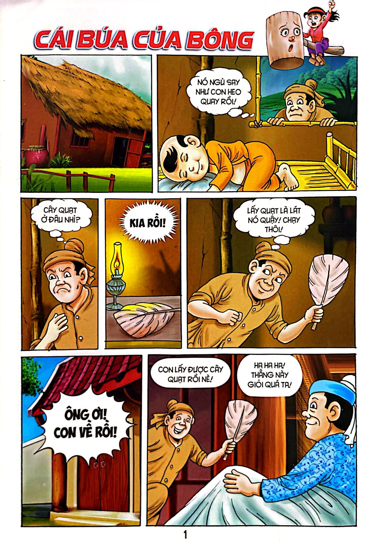 Bo
						
										
										Truyen Tranh Hai - Thang Bom - Tap 2 - Cai Bua Cua Bong - Ảnh 3