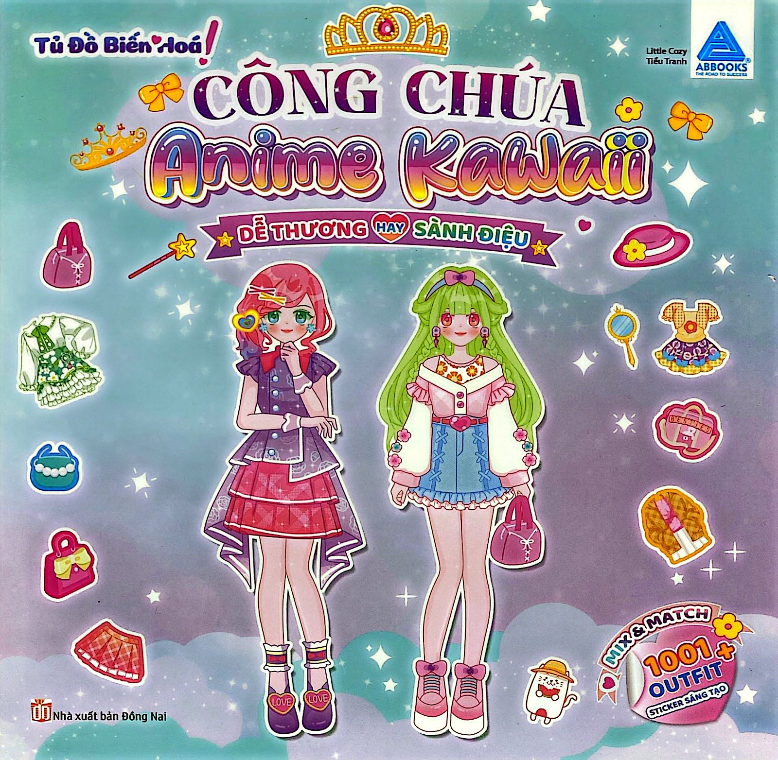 Bộ Tủ Đồ Biến Hoá Công Chúa Anime Kawaii - Dễ Thương Hay Sành Điệu - Ảnh 2