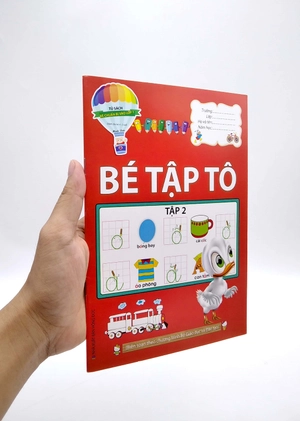 bộ tủ sách bé chuẩn bị vào lớp 1 (dành cho bé 4 - 5 tuổi) - bé tập tô - tập 2 - Ảnh 7