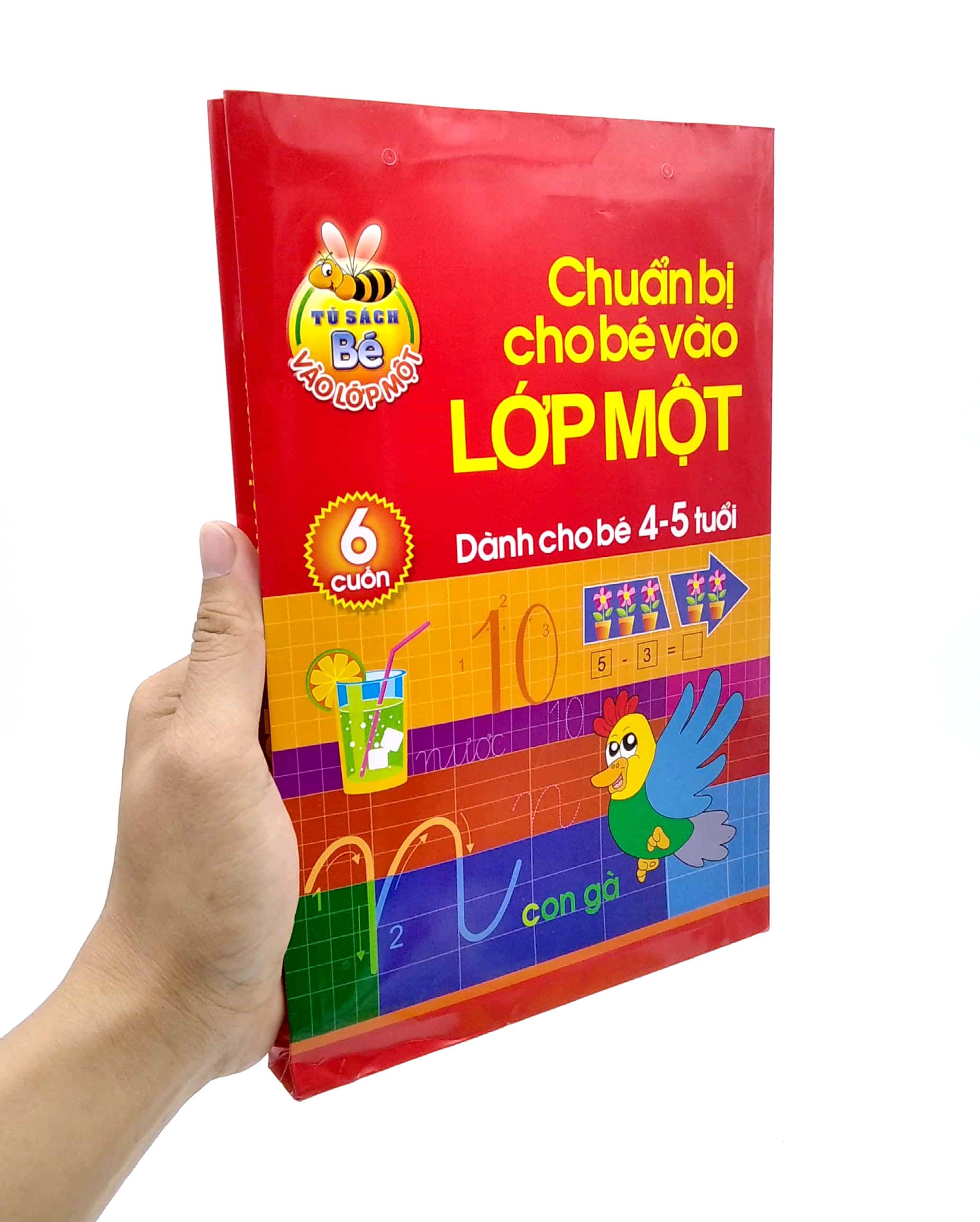 bộ tủ sách bé vào lớp một - chuẩn bị cho bé vào lớp 1 (dành cho bé 4-5 tuổi) (bộ túi 6 cuốn) - Ảnh 11