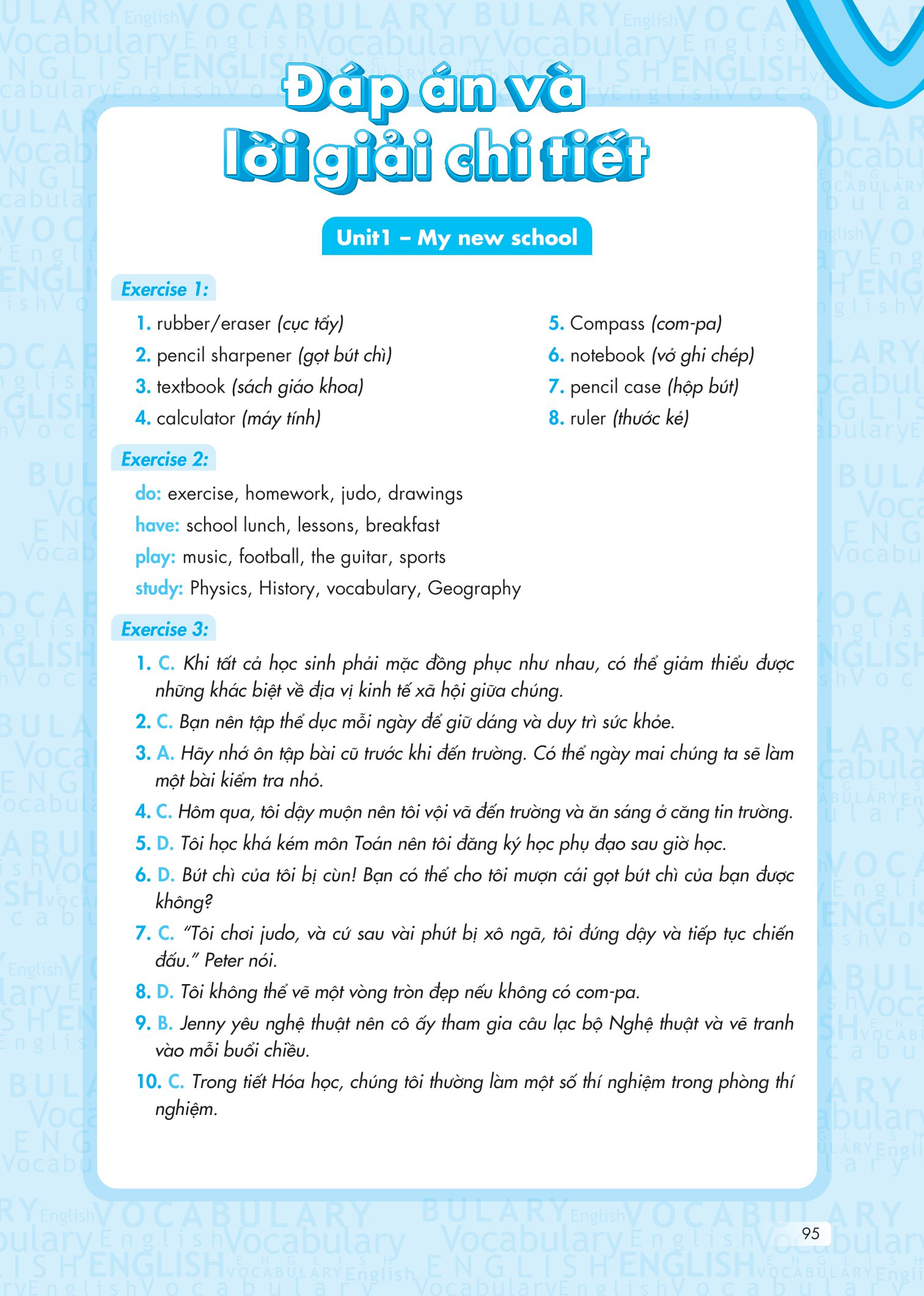 bộ từ vựng tiếng anh nâng cao 6 - Ảnh 13