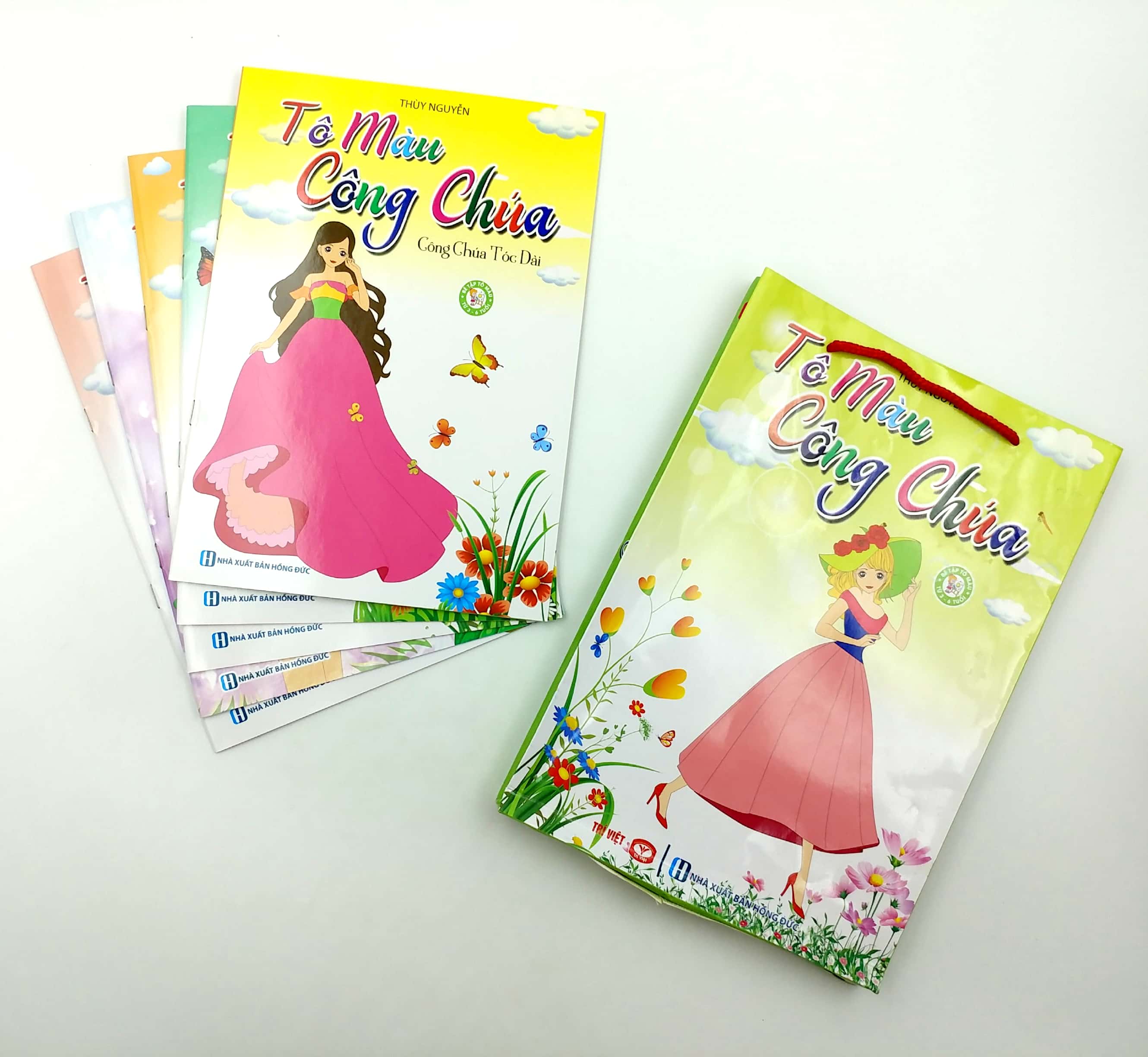 bộ túi tô màu công chúa (bộ 5 cuốn) - Ảnh 13