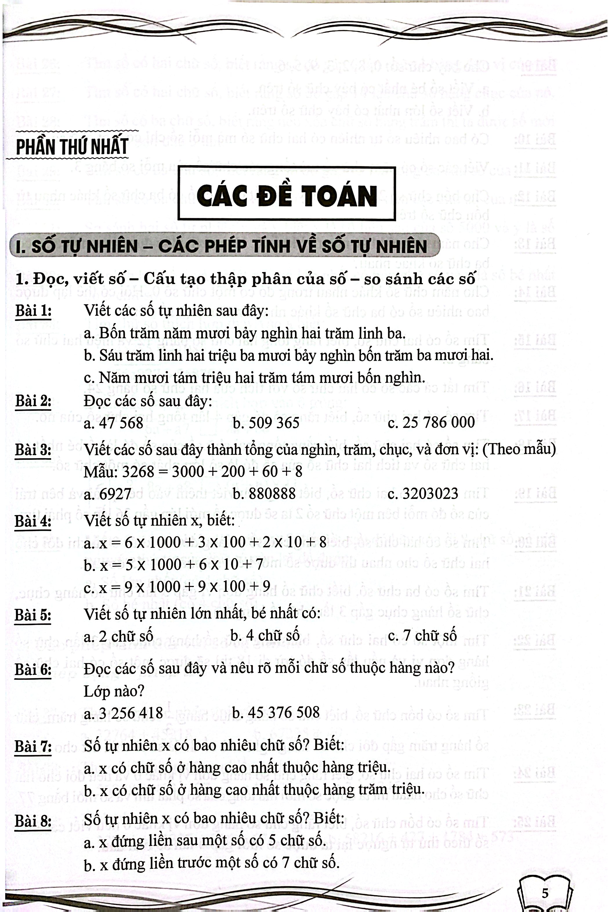 Bộ Tuyển Chọn 400 Bài Tập Toán 4 - Bồi Dưỡng Học Sinh Khá, Giỏi - Ảnh 5