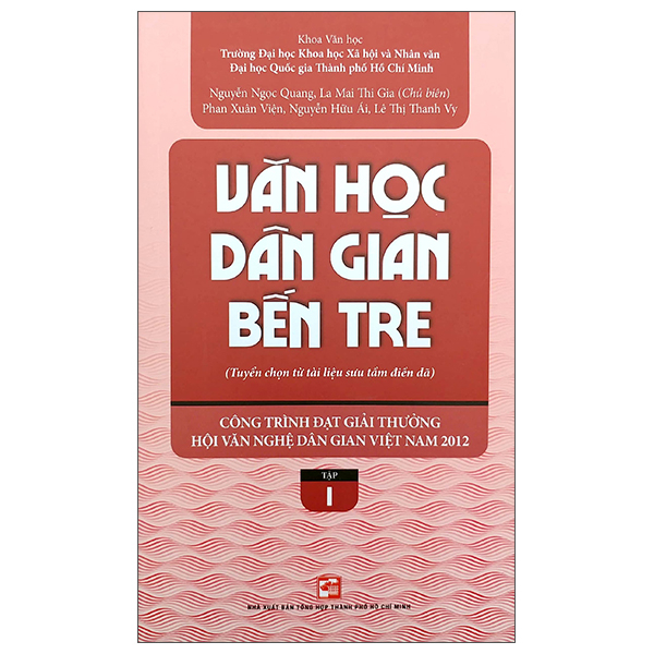 bộ văn học dân gian bến tre - tập 1