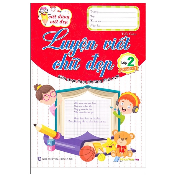 Bo
						
										
										Viet Dung Viet Dep - Luyen Viet Chu Dep - Lop 2 - Quyen 1 (Tai Ban 2025)