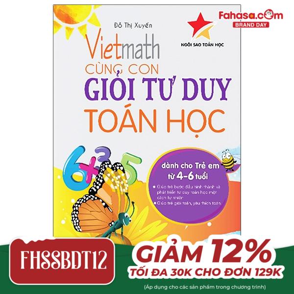 bộ viethmath - cùng con giỏi tư duy toán học tập 4 (tái bản 2020)