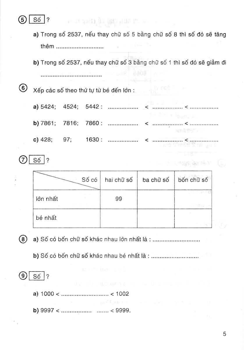 Bộ Vở Bài Tập Nâng Cao Toán 3 - Tập 2 (Kết Nối) - Ảnh 8