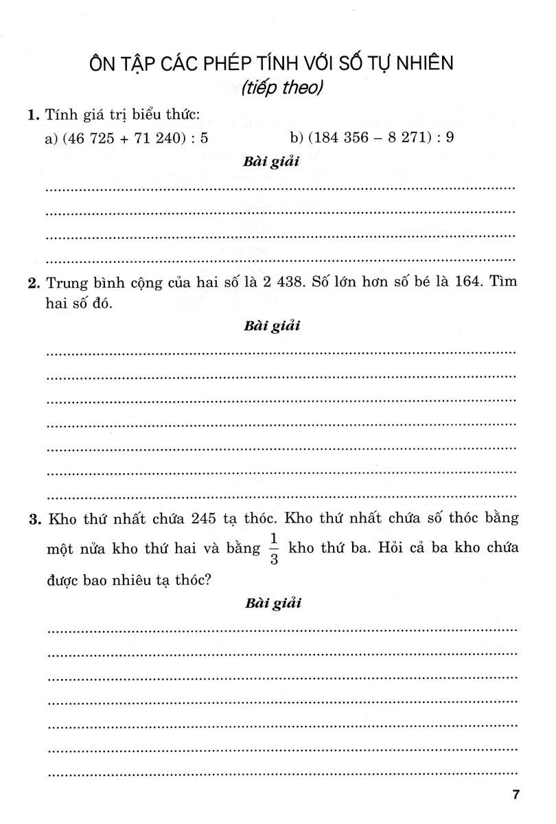 Bộ
						
										
										Vở Bài Tập Nâng Cao Toán 5 - Tập 1 (Kết Nối) - Ảnh 7