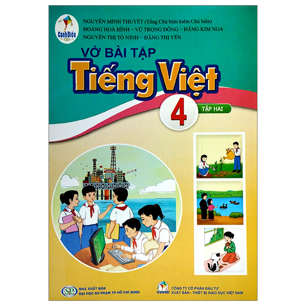 bộ vở bài tập tiếng việt 4 - tập 2 (cánh diều) (chuẩn)