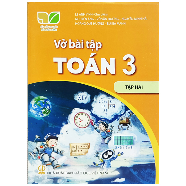 bộ vở bài tập toán 3 - tập 2 (kết nối) (chuẩn)