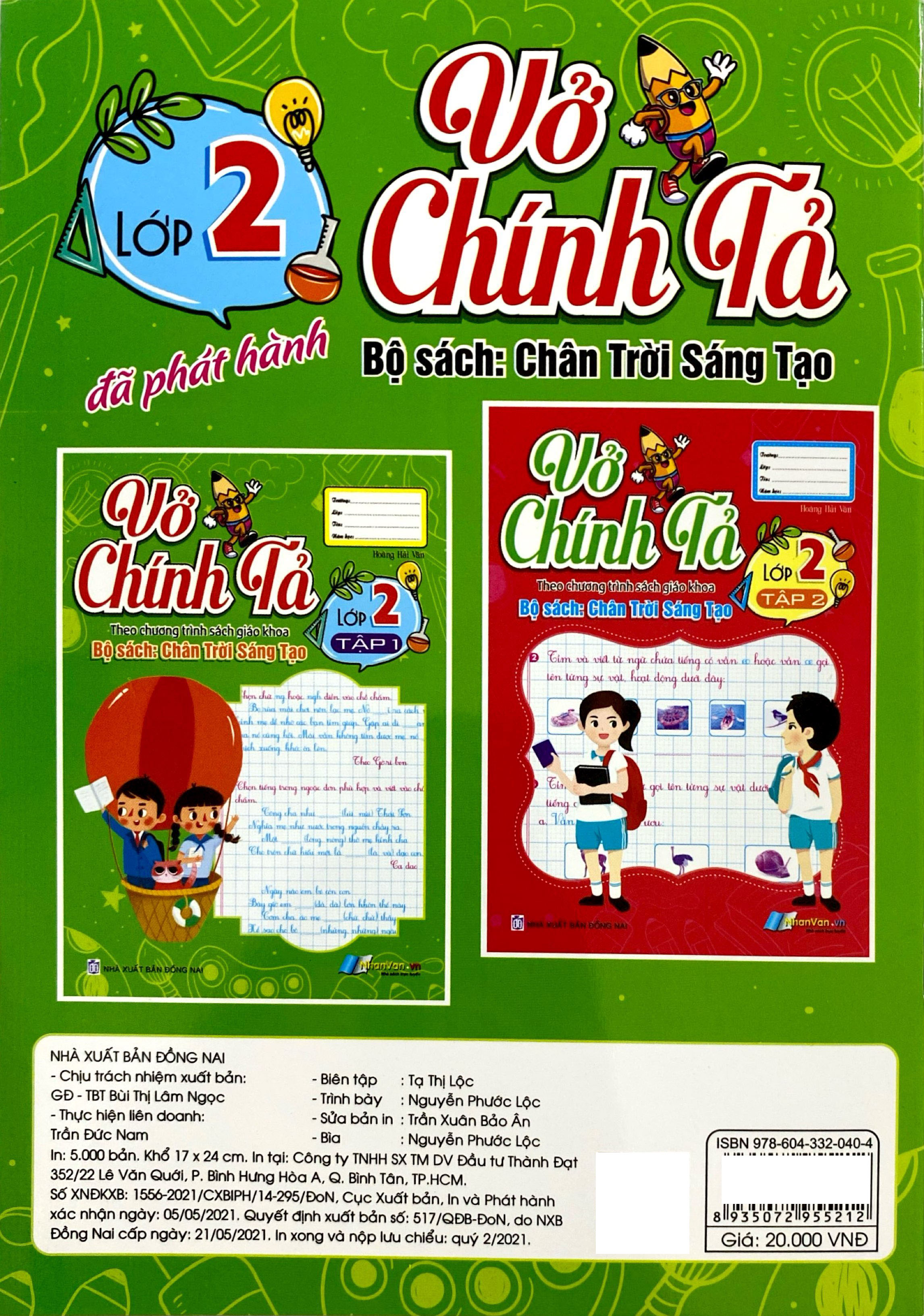 Bo
						
										
										Vo Chinh Ta Lop 2 - Tap 1 (Theo Sach Giao Khoa Chan Troi Sang Tao) - Ảnh 6