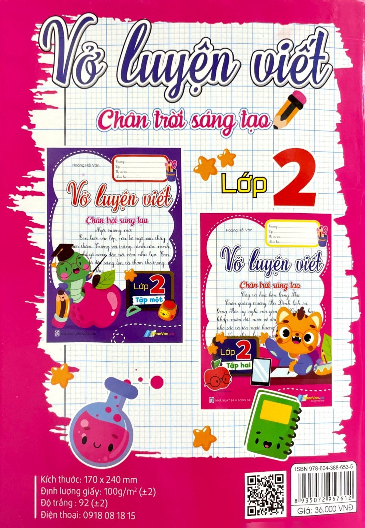 bộ vở luyện viết lớp 2 - tập 2 (chân trời sáng tạo) - Ảnh 9