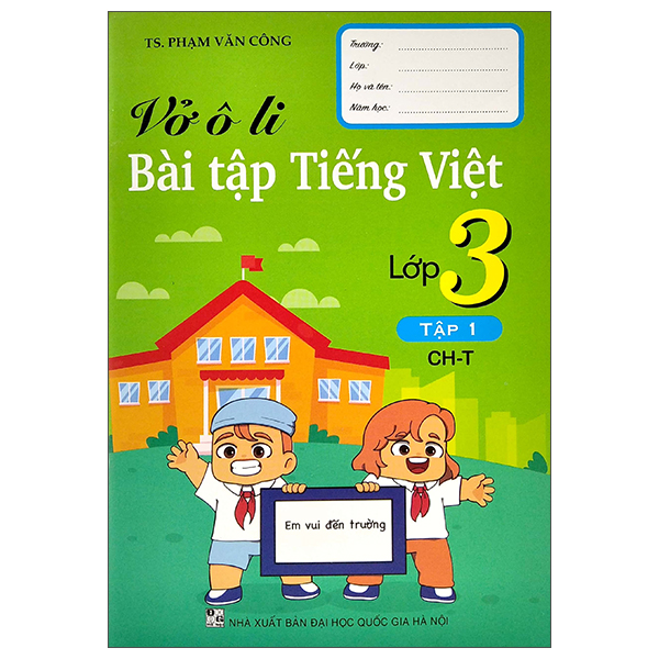 bộ vở ô li bài tập tiếng việt 3 - tập 1