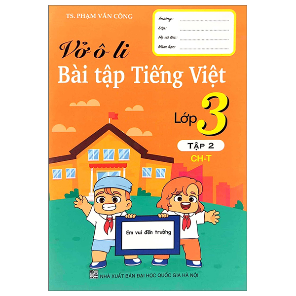 bộ vở ô li bài tập tiếng việt 3 - tập 2 (ch-t)