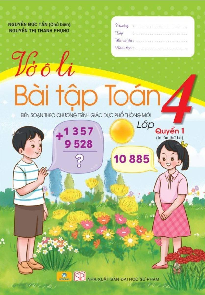 Bộ Vở Ô Li Bài Tập Toán 4 - Quyển 1 - Ảnh 2