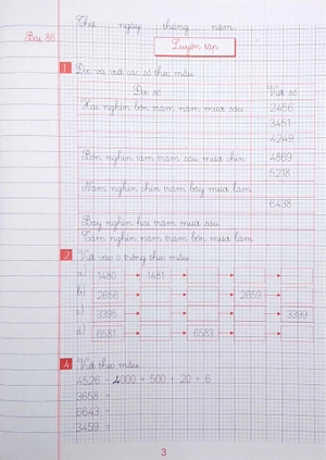 bộ vở ô li bài tập toán lớp 3 - quyển 2 (biên soạn theo chương trình gdpt mới định hướng phát triển năng lực) - Ảnh 5