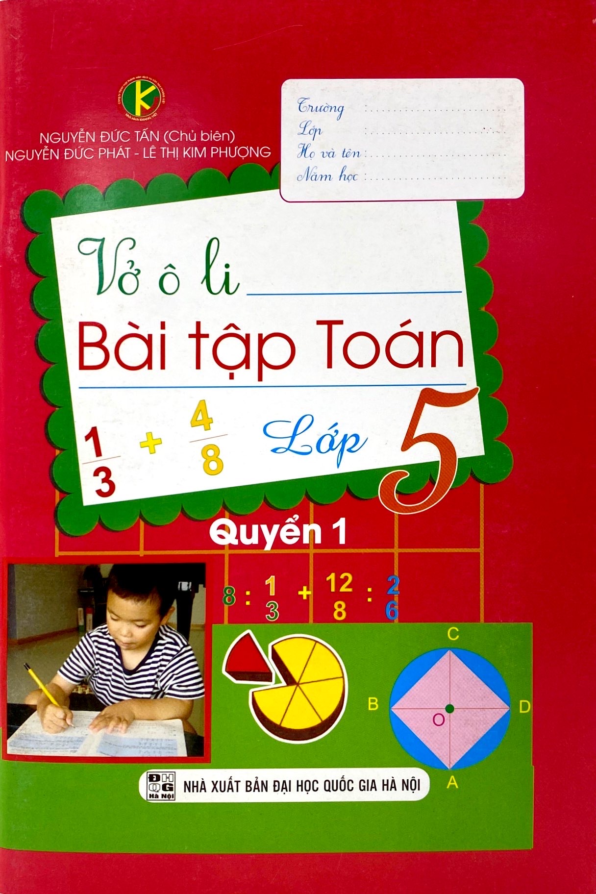 bộ vở ô li bài tập toán lớp 5 - quyển 1