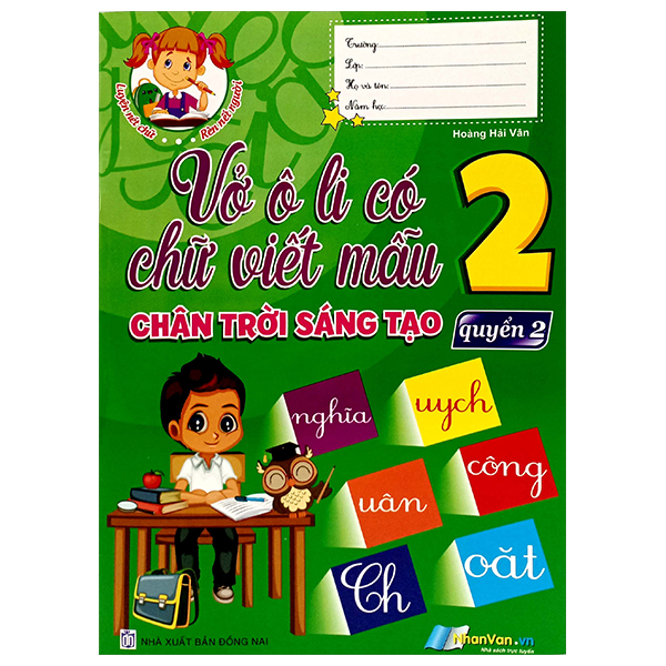 Bộ Vở Ô Li Có Chữ Viết Mẫu 2 - Quyển 2 (Chân Trời Sáng Tạo)