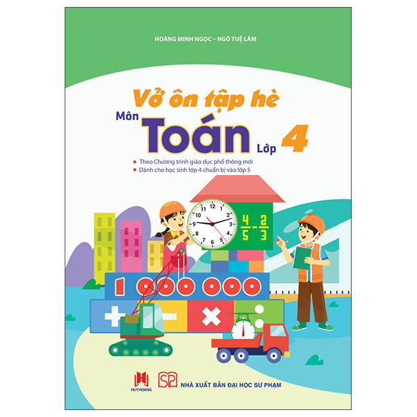 Bộ Vở Ôn Tập Hè Môn Toán - Lớp 4