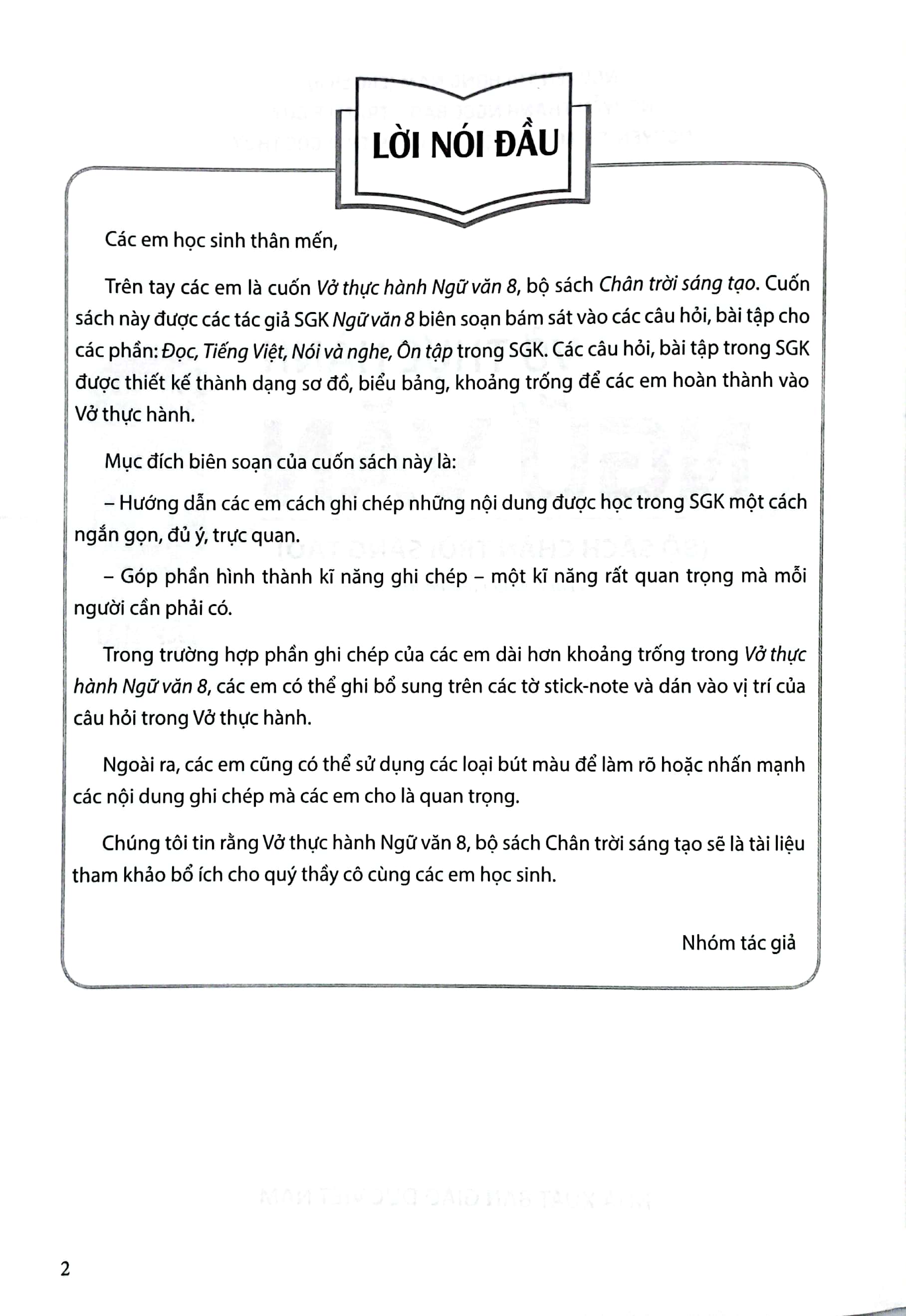 Bo
						
										
										Vo Thuc Hanh Ngu Van 8 - Tap 2 (Chan Troi) - Ảnh 3