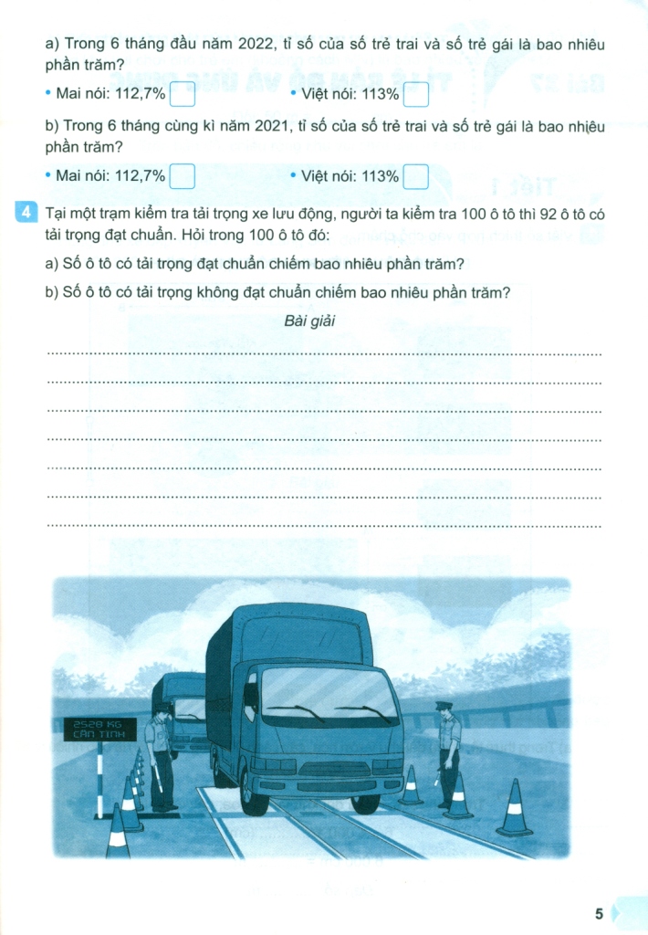 Bộ Vở Thực Hành Toán 5 - Tập 2 (Kết Nối) - Ảnh 8