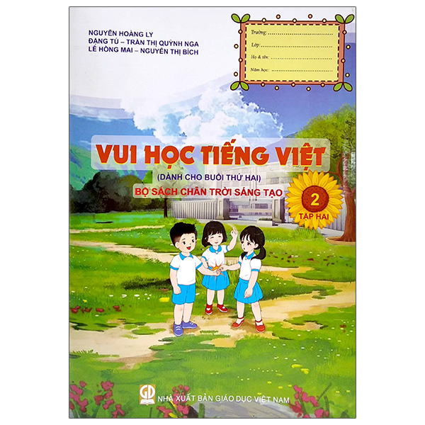 bộ vui học tiếng việt lớp 2 - tập 2 (dành cho buổi thứ hai) (bộ sách chân trời sáng tạo)