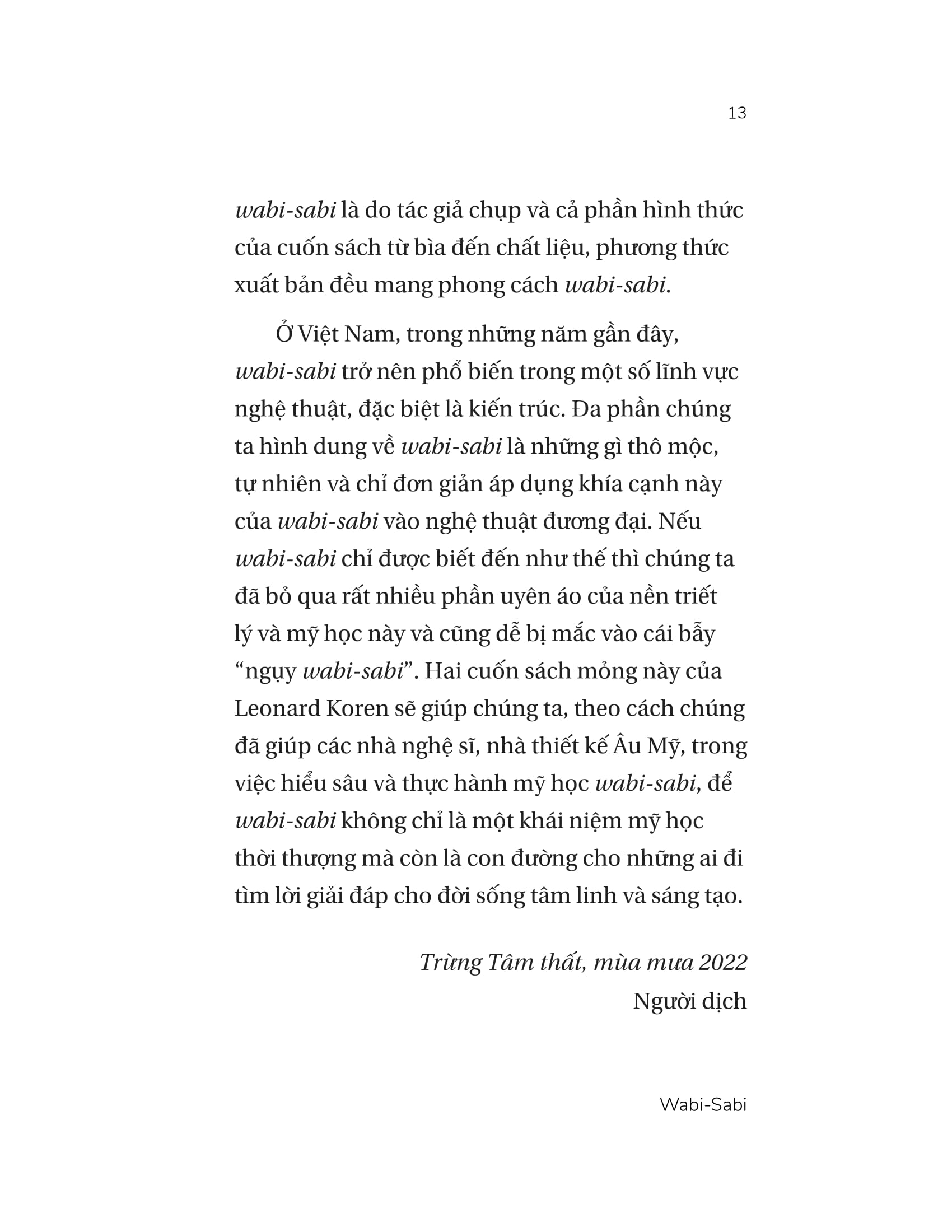 Bộ Wabi-Sabi - Tập 2 - Những Suy Nghĩ Thêm - Ảnh 12