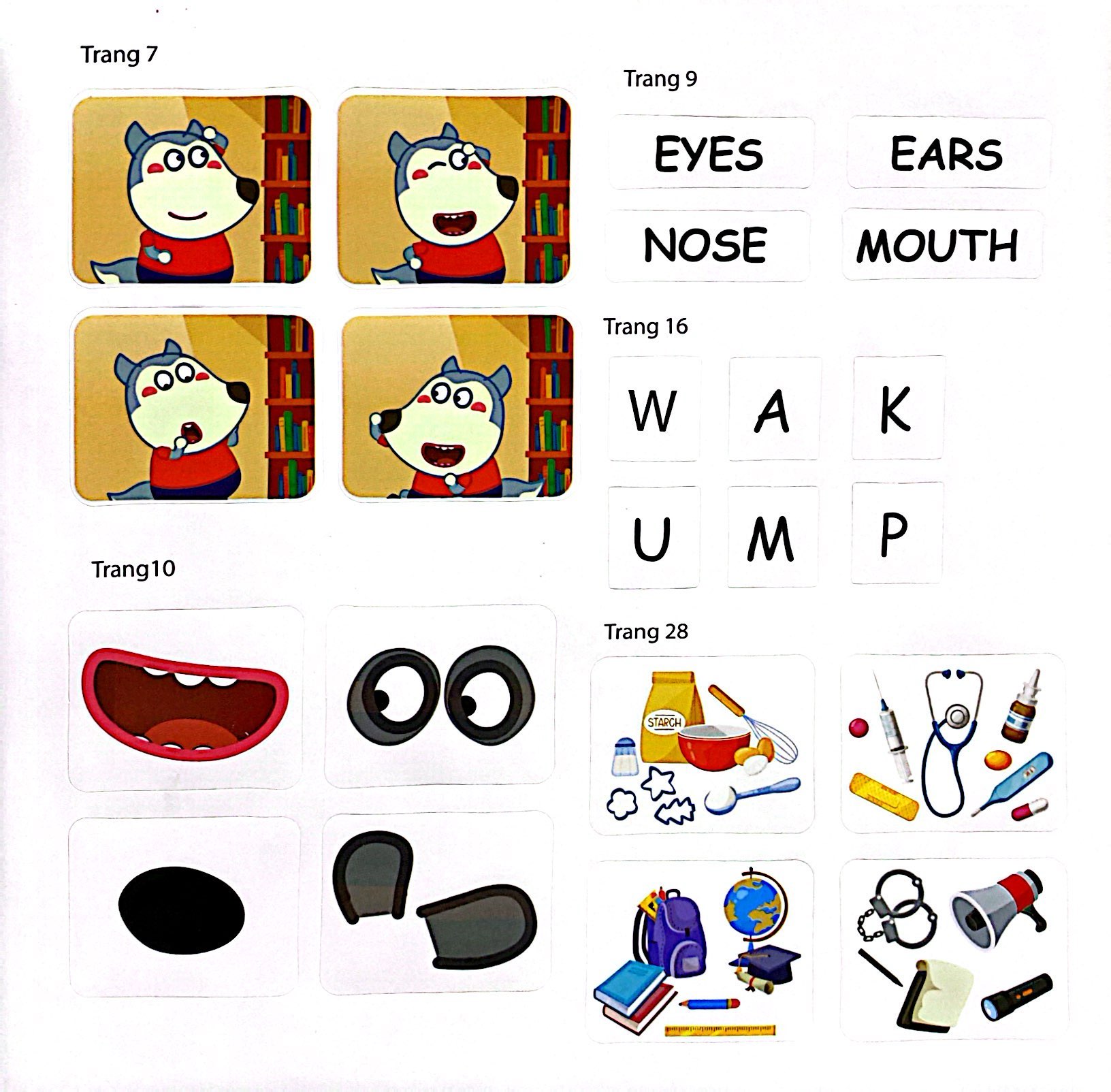 bộ wolfoo english - học nhanh từ vựng tiếng anh theo chủ đề cùng bé 4 - Ảnh 3