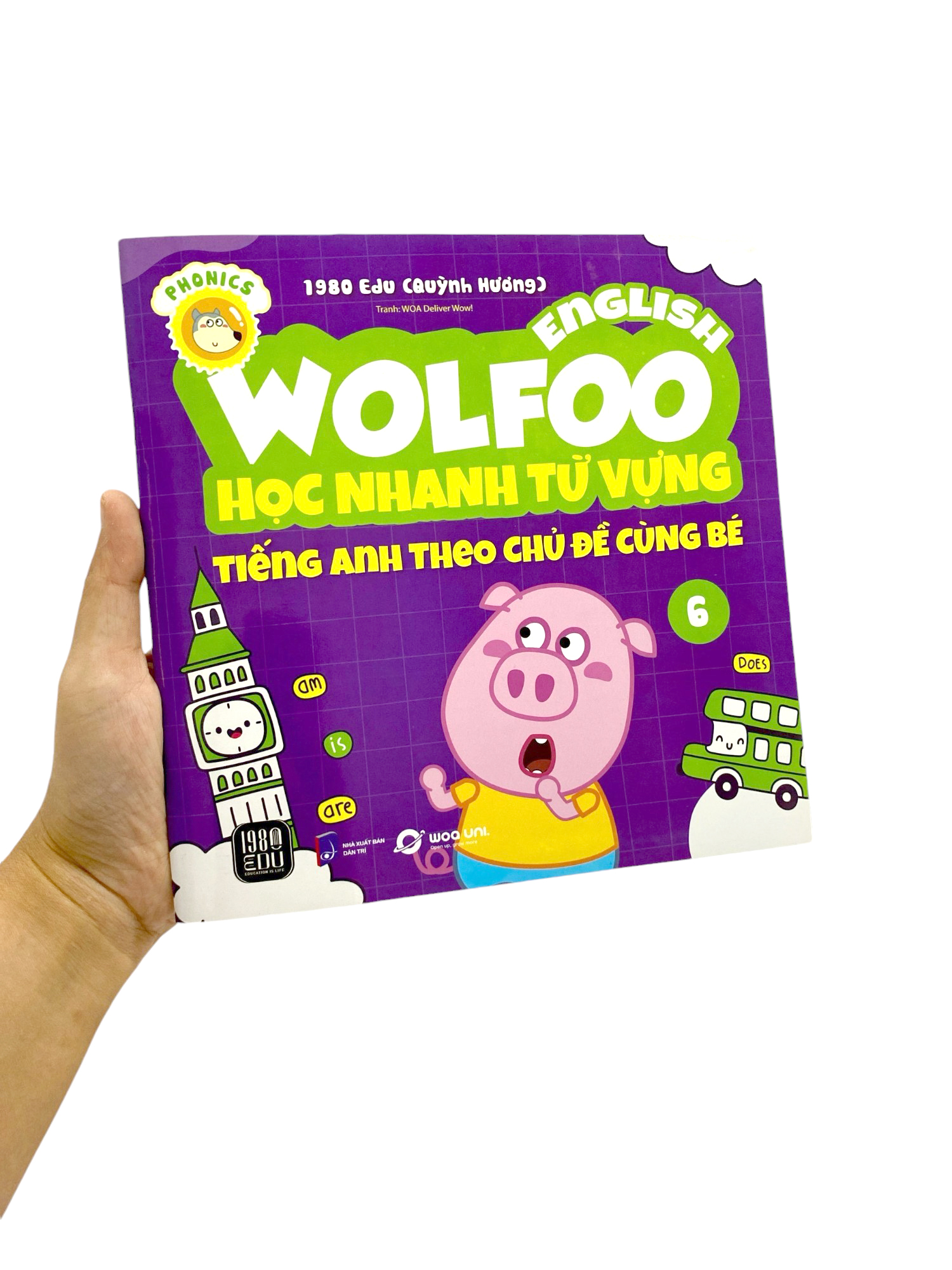 bộ wolfoo english - học nhanh từ vựng tiếng anh theo chủ đề cùng bé 6 - Ảnh 8