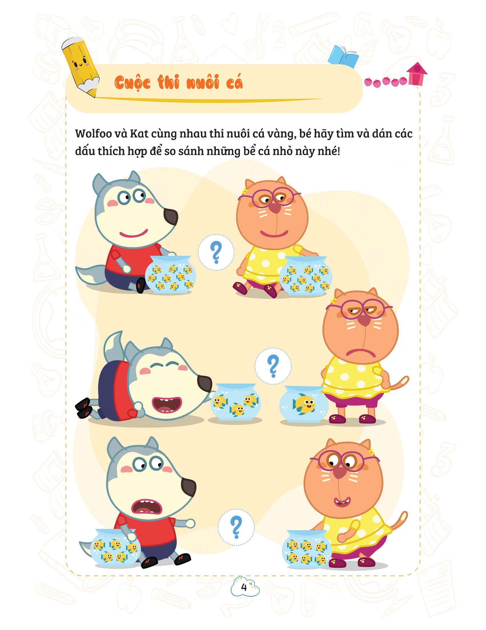 bộ wolfoo khám phá toán học vui - tập 3 - Ảnh 5
