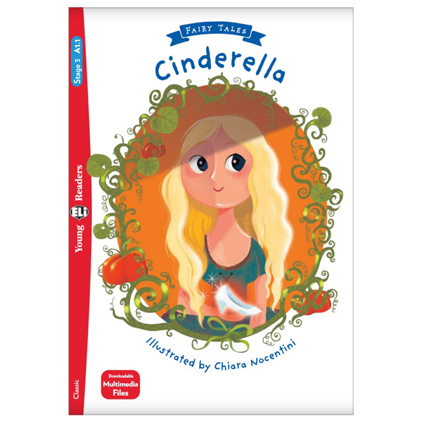 bộ young eli readers - fairy tales: cinderella - stage 3 a1.1 - downloadable multimedia