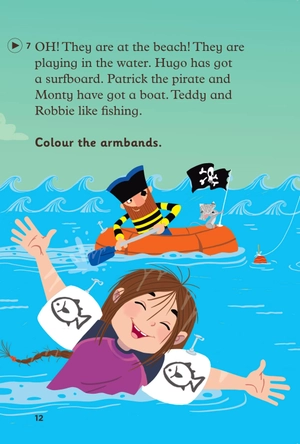bộ young eli readers - katieℹs happy holiday - stage 1 below a1 - downloadable multimedia - Ảnh 13