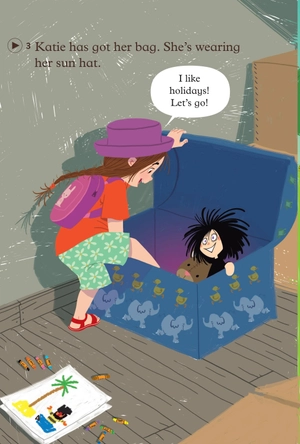 bộ young eli readers - katieℹs happy holiday - stage 1 below a1 - downloadable multimedia - Ảnh 5